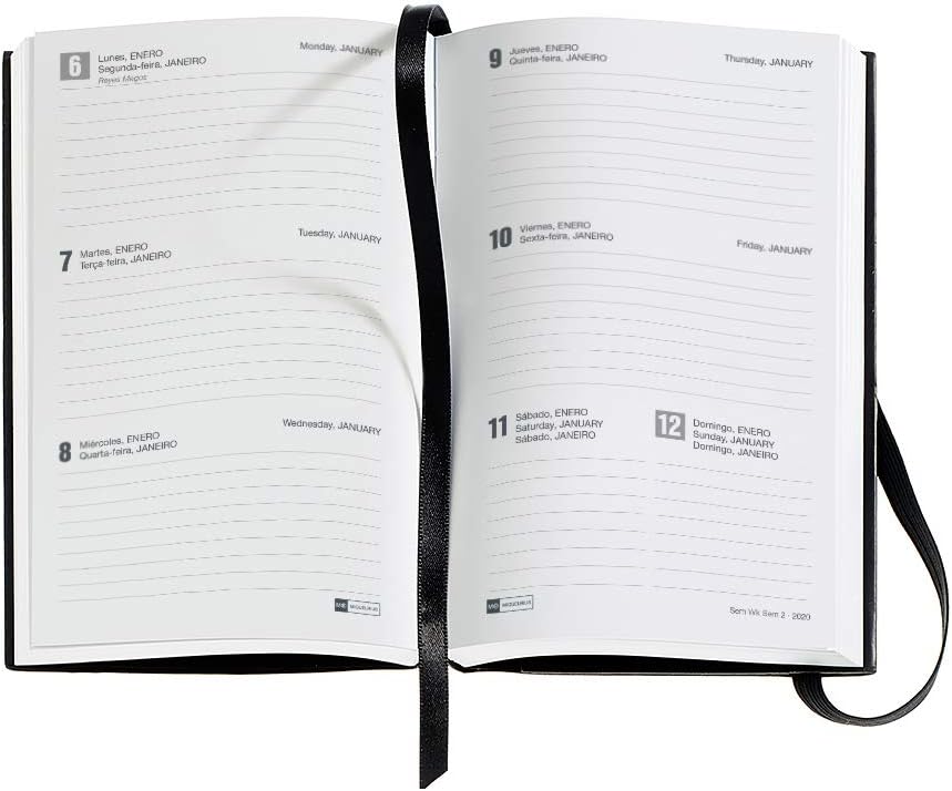 Miquelrius 31196 - 2020 Diary, Week View Horizontal (90 x 140 mm), Pocket, Squares, Spanish, Pictures, 90 x 140 mm (SVH) - Image 3