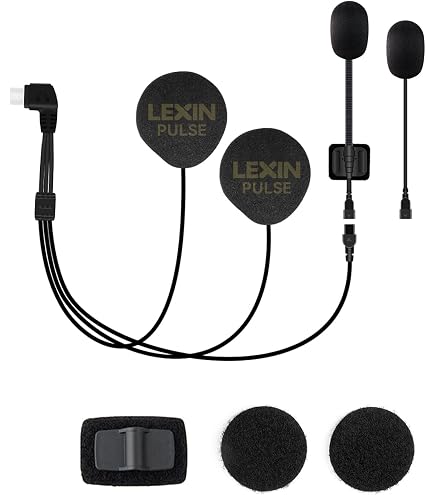 Amazon.com: LEXIN Motorcycle Audio Set for Helmet Bluetooth
