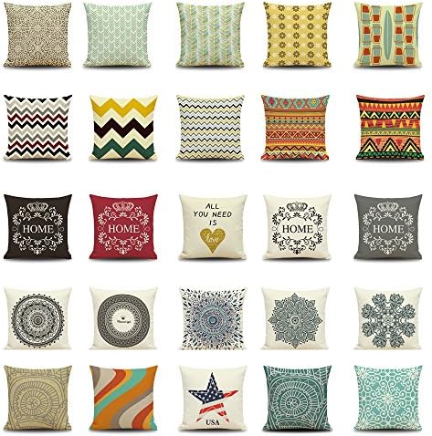 Scandinavian Letter Cushion Cover Geometric Plaid Throw Pillow Cover Vintage Sofa Fundas Waist Cushion 21 45x45cm