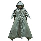 ONETIGRIS TENTSFORMER Hooded Poncho 4-in-1 Raincoat, Backpack Rain Cover, Half Teepee Tent and Tarp Shelter