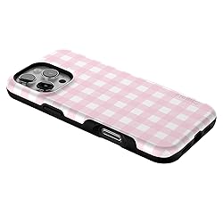Casely iPhone 16 Pro Max Case | Pink Plaid | Sunday