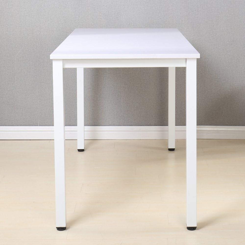 Teak & Weiß AC3TW-120-SF sogesfurniture Schreibtisch Computertisch