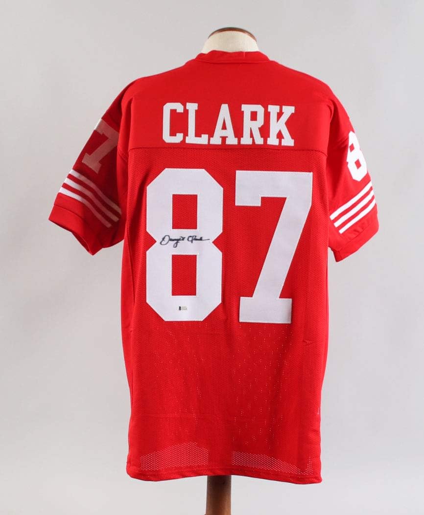 dwight clark signed jersey