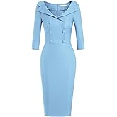 MUXXN Women's Classic Vintage Sweetheart Neckline Cocktail Prom Tea Dress