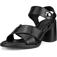 Amazon.com | ECCO Women's Sculpted 35 Luxe Strap Heeled Sandal
