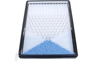 HamRoRung Galton Board, Experimental Model for Demonstration of Random Phenomena, Galton Plates, Statistical Laws, Physicalschool Laboratory Teaching Demonstration Random Distribution