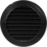 Repa Market 4in Plastic Vent Cover Round Soffit Exhaust Grille with Screen view 7
