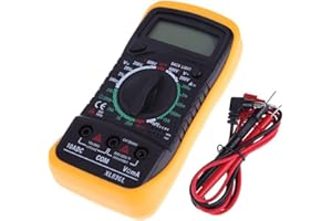 Digital Multimeter, Multi Meter Manual Ranging Includes Volt Meter Digital, Ammeter, Ohmmeter with Backlight LCD