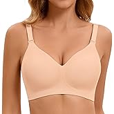 WOWENY Wireless Bras for Women No Underwire Push Up Bra Comfort Seamless Full Coverage Bralettes with Support Everyday Bra