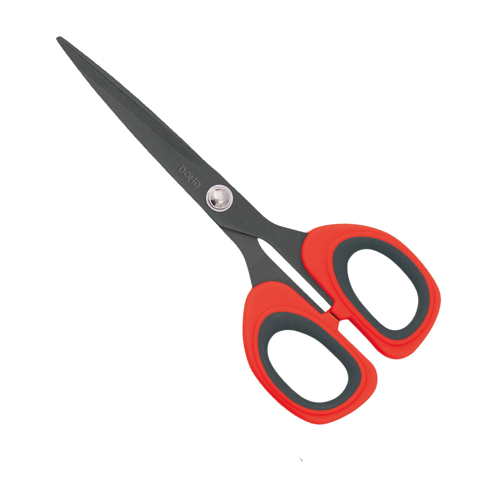 Dohe - Ergonomic Anti-Adhesive Scissors 175 mm Red/Gray