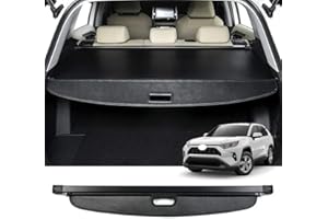 Deluden No Drilling Retractable Cargo Cover Compatible with Lexus NX200t NX300 NX300h NX 200t 300 300h 2015-2021 Shield Security Shade Privacy Screen Tonneau Luggage Cargo Trunk (Carbon Fiber Texture)