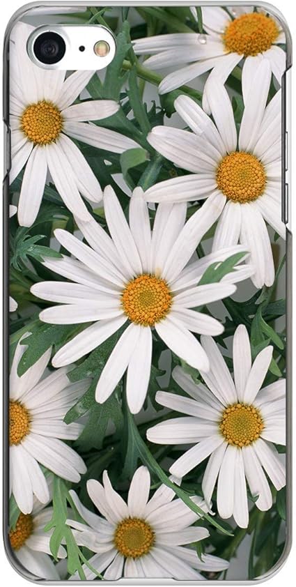 Amazon Co Jp マックハリアー Iphone7 Iphone8 共通ハードケース マーガレット 白 柄 クリア スマホケース 家電 カメラ