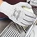 JORESTECH Palm Dipped Polyurethane Coated Seamless Knit Work Gloves PPE Hand Protection Blade Cut Resistance Level 5 (Large) Pack of 12