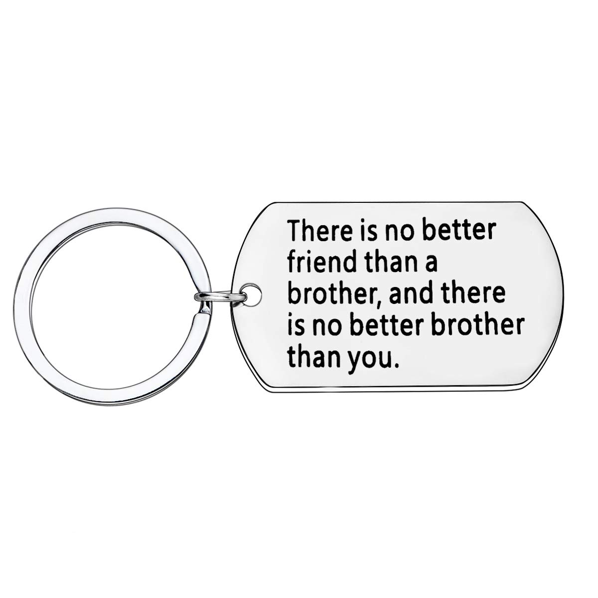 MADHAHEFU Brother Gifts Best Friend Keychain Brother Keychain Friendship Gift Graduation Jewellery Birthday Gifts (Style 03-Brother)