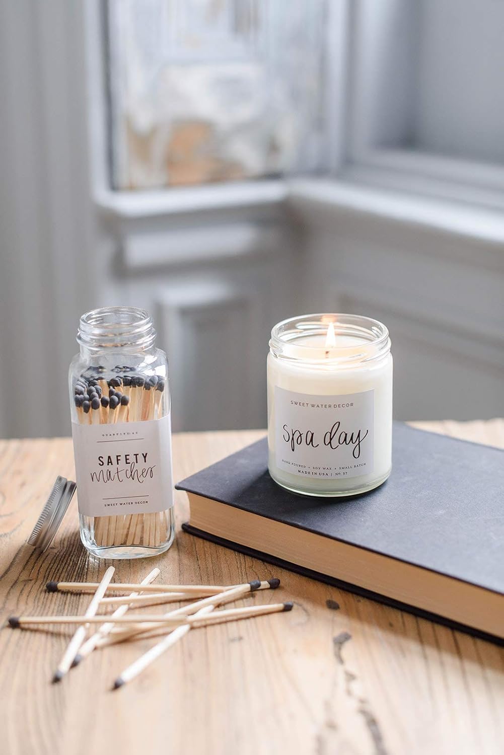 Eucalyptus Spearmint Natural Soy Wax Candle Lemon Orange Parsley