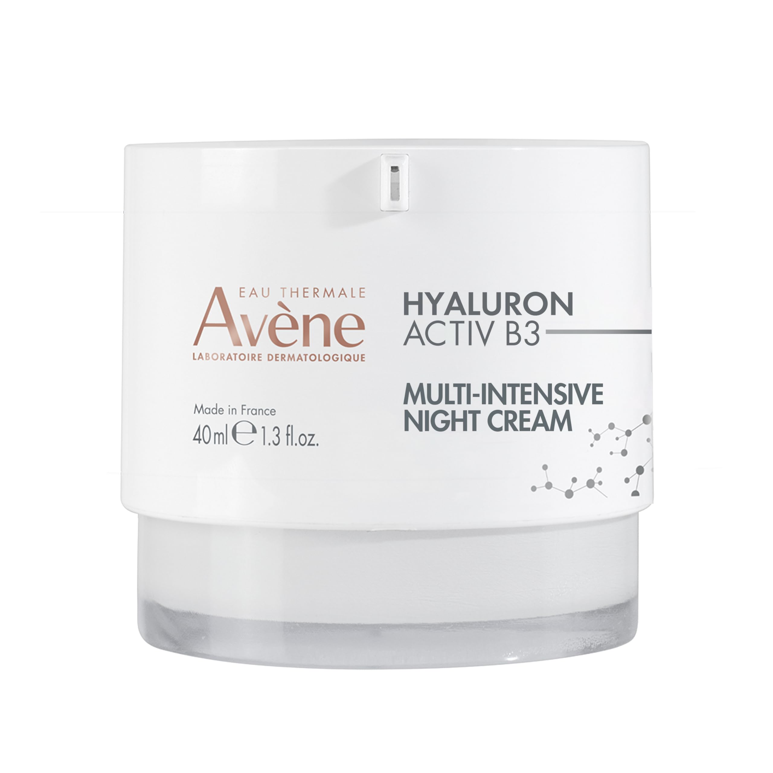 Avène Hyaluron Activ B3 Multi-Intensive Night Cream 40ml, Firming Night Cream for Ageing Skin, Anti Ageing, Cell Renewal, Hyaluronic Acid, Niacinamide