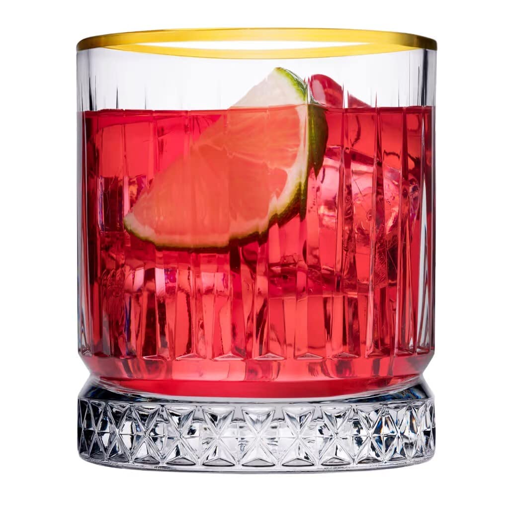 Pasabahce Golden Touch Elysia Whisky Glass 4x 210 cc