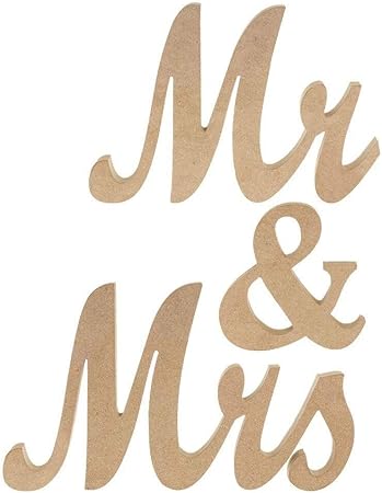 Mr Mrs Wooden Large Vintage Mr Mrs Wooden Letters Diy Decor