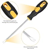 Tomoyuki 4 Pcs Upholstery Staple Remover Set Rubber Handles Heavy Duty view 3