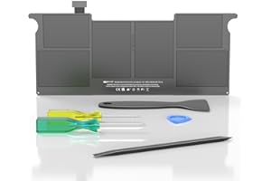 MYIYAE A1465 Replacement Battery for MacBook Air 11 Inch A1406 A1495 (Mid 2012, Mid 2013, Early 2014, Early 2015 Version), A1370 (Mid 2011 Version) 7.6V 39Wh Rechargeable Li-ion Polymer Battery