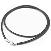 Glory Qin Black Silk Braided Rope Chain 925 Silver Plated Clasp Leather Cord Chain Necklace Rope