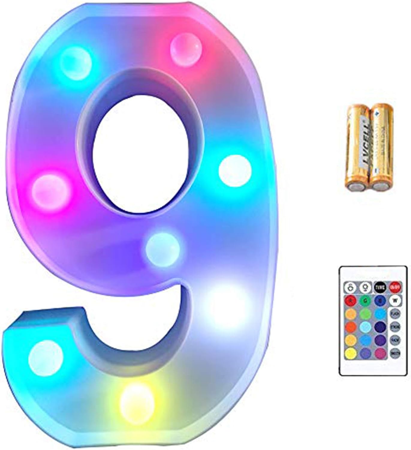 Amazon LED Marquee Letter Lights 16 Colors Changing Alphabet Sign 