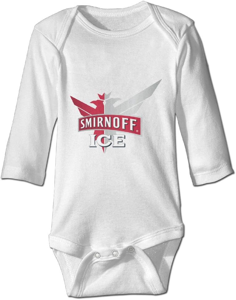 ALIZISHOP Baby's Smirnoff Ice Logo Climbing Clothes Bodysuit