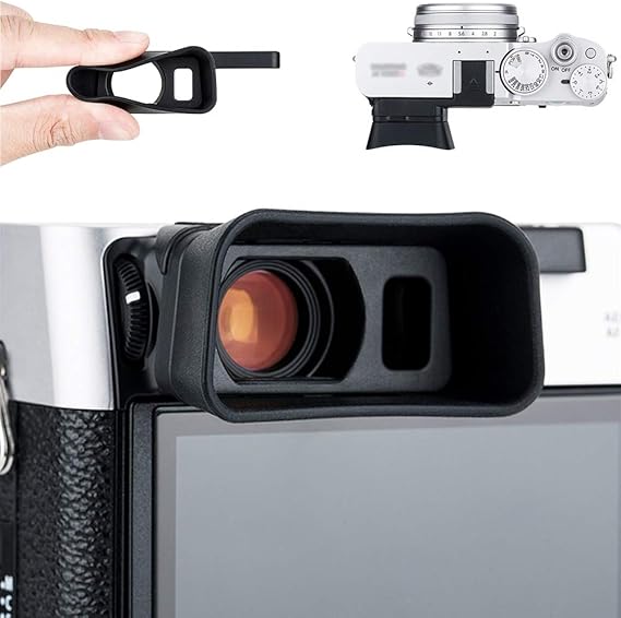 Soft Silicon Camera Viewfinder Eyecup Eyepiece Eyeshade for Fujifilm Fuji X100V Eye