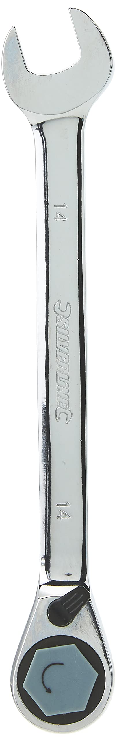 Silverline 630925 Reversible Ratchet Spanner 14 mm