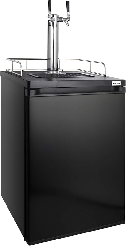 Amazon Com Kegco Hbk209b 2k Homebrew Kegerator Dual Faucet Keg