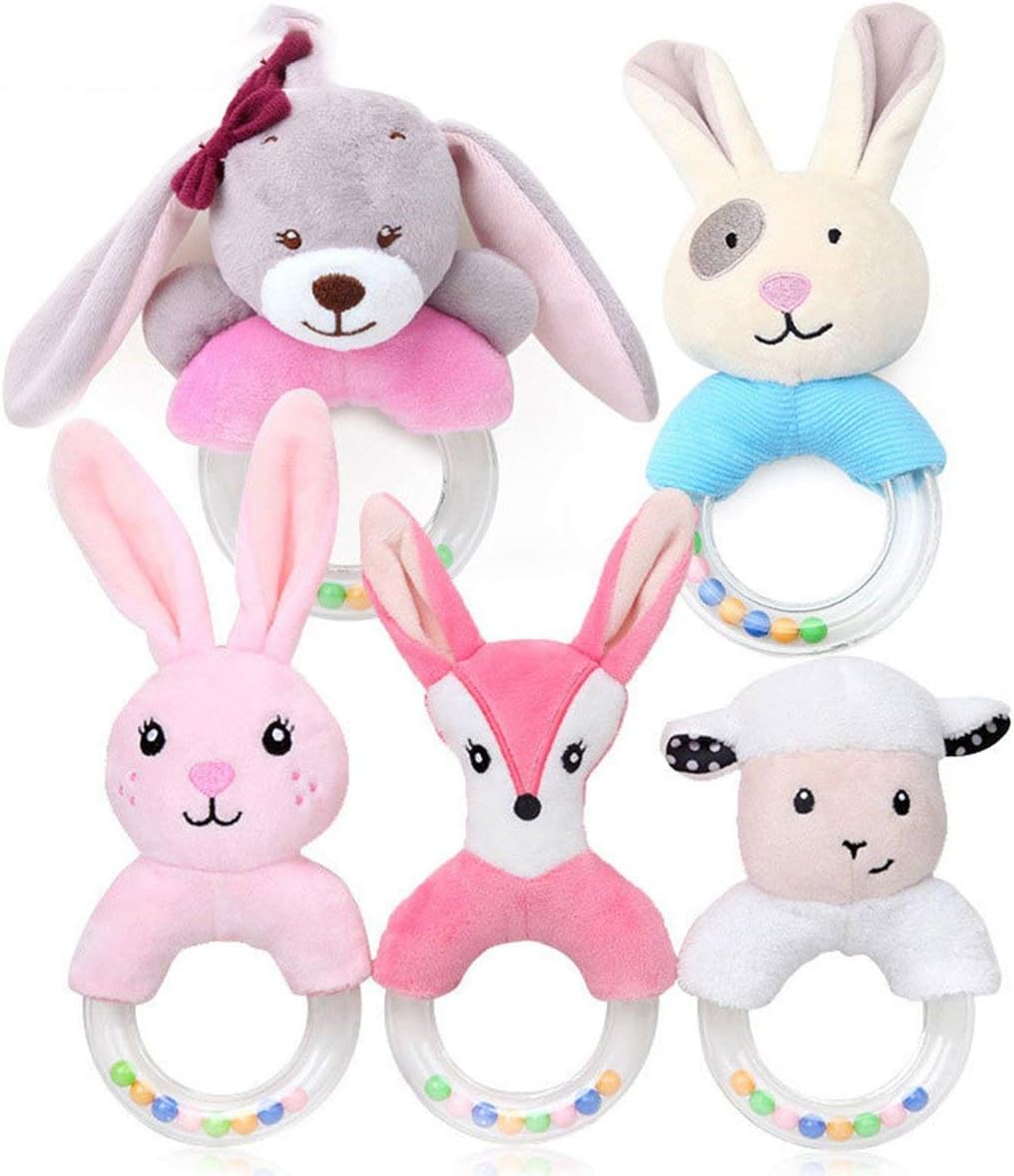 Loveolvidof Mignon Bebe Hochet Jouets Dessin Anime Lapin Renard Mouton Main Anneau Hochet Bebe En Peluche Jouet Nouveau Ne Educatif En Peluche Jouet Multicolore Jouets D Eveil Et 1er Age Jeux Et Jouets Eng Bouldermicrofinance Org