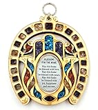 Anandashop-UK- Horseshoe Symbol Hand Fatima Wood