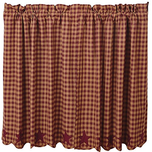 Vhc Brands Classic Country Primitive Kitchen Window Curtains