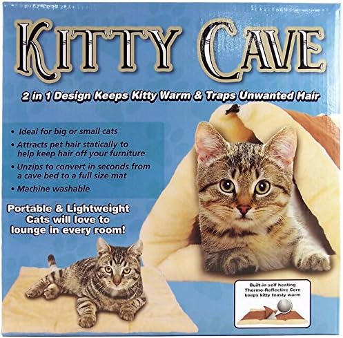 2 in 1 Fleece Tunnel or Mat Measures 36" x 23" Flat Color is Brown and Tan
