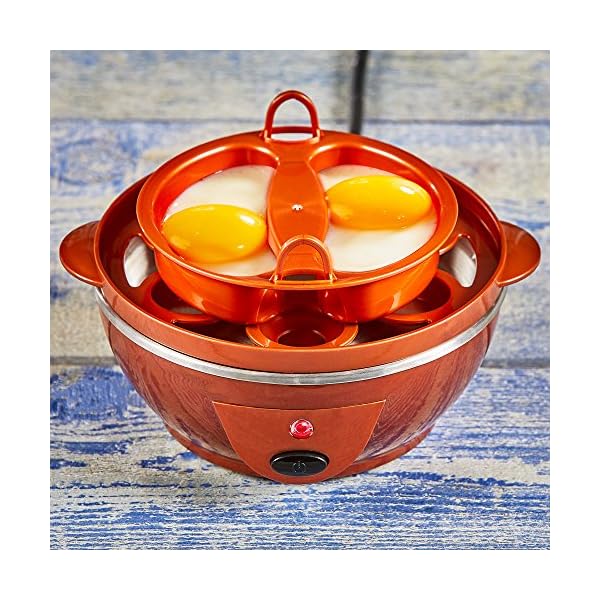 Copper Chef Want The Secret to Making Perfect Eggs & More C Electric Cooker Set-7 or 14 Capacity. Hard Boiled, Poached… - Image 5