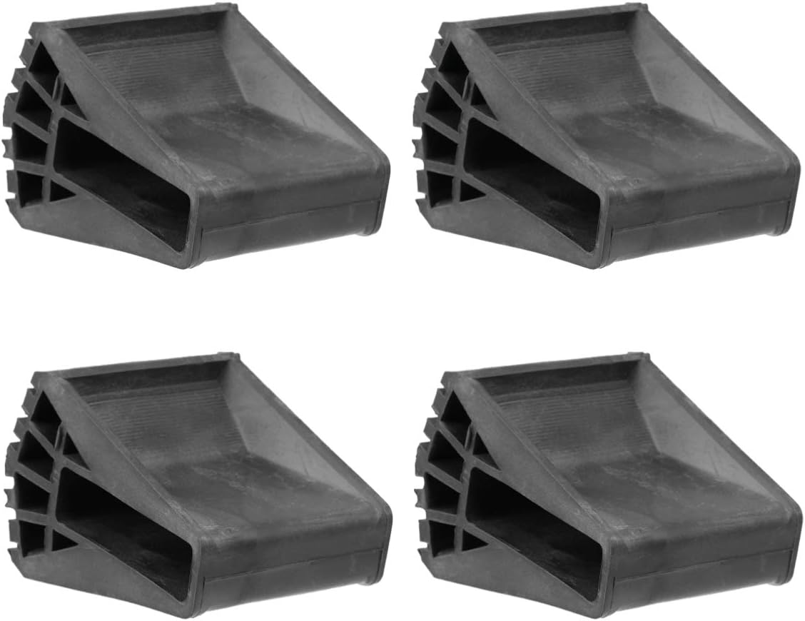 TEHAUX 4pcs Ladder Feet Cover, FanShaped Ladder Leg Covers Ladder Feet
