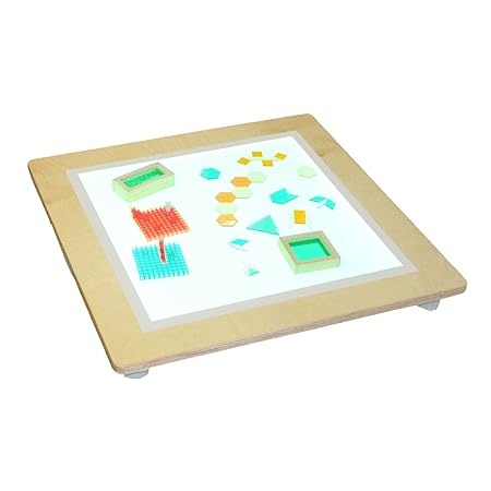 Eduplay Leuchttisch mit LED Leuchtpanel, farbig