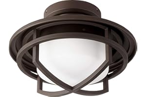 QUORUM INTERNATIONAL Quorum 1904-86 Restoration LED Fan Light Kit from Windmill Collection in Bronze/Dark Finish,