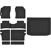 XINSHANGXIU Floor Mats & Cargo Liner for Toyota Corolla Hatchback 2020 2021 2022 2023 2024 2025 2026,TPE All Weather Protection Slush Floor Liner(Trunk Mat+Backrest Mat+Floor Mat)