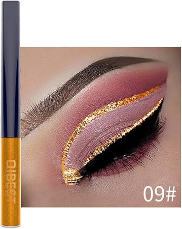 Amazon リキッドアイライナー アイライナー シマー グリッター 液体 カラフルなアイライナーウォータープルーフ スマッジプルーフ 長持ち 明るい Cutelove Cutelove アイライナー 通販