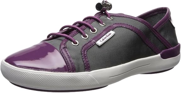 dark purple sneakers