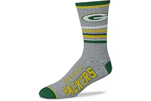 FBF For Bare Feet Men's NFL 5 Star Marbled Crew Sock, 1 Pair