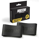 Maestro Soccer Shin Guard Silicone Straps | Lightweight &amp; Flexible Anti-Slip Shin Guard Holders for Men, Women &amp; Youth - Perfect for Soccer Sleeves and Grip Socks