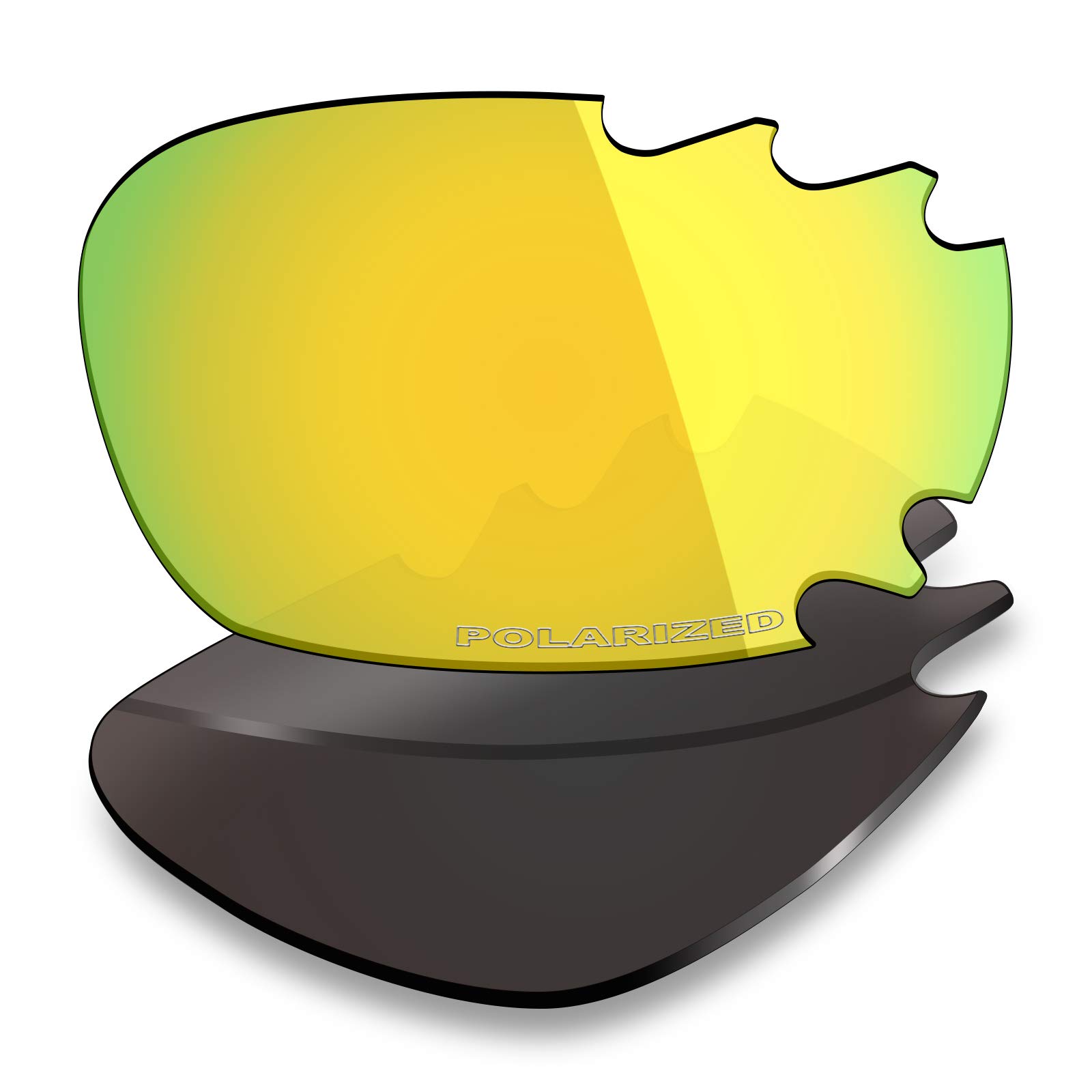 Mryok+ Polarized Replacement Lenses for Oakley Jawbone Vented - 24K Gold