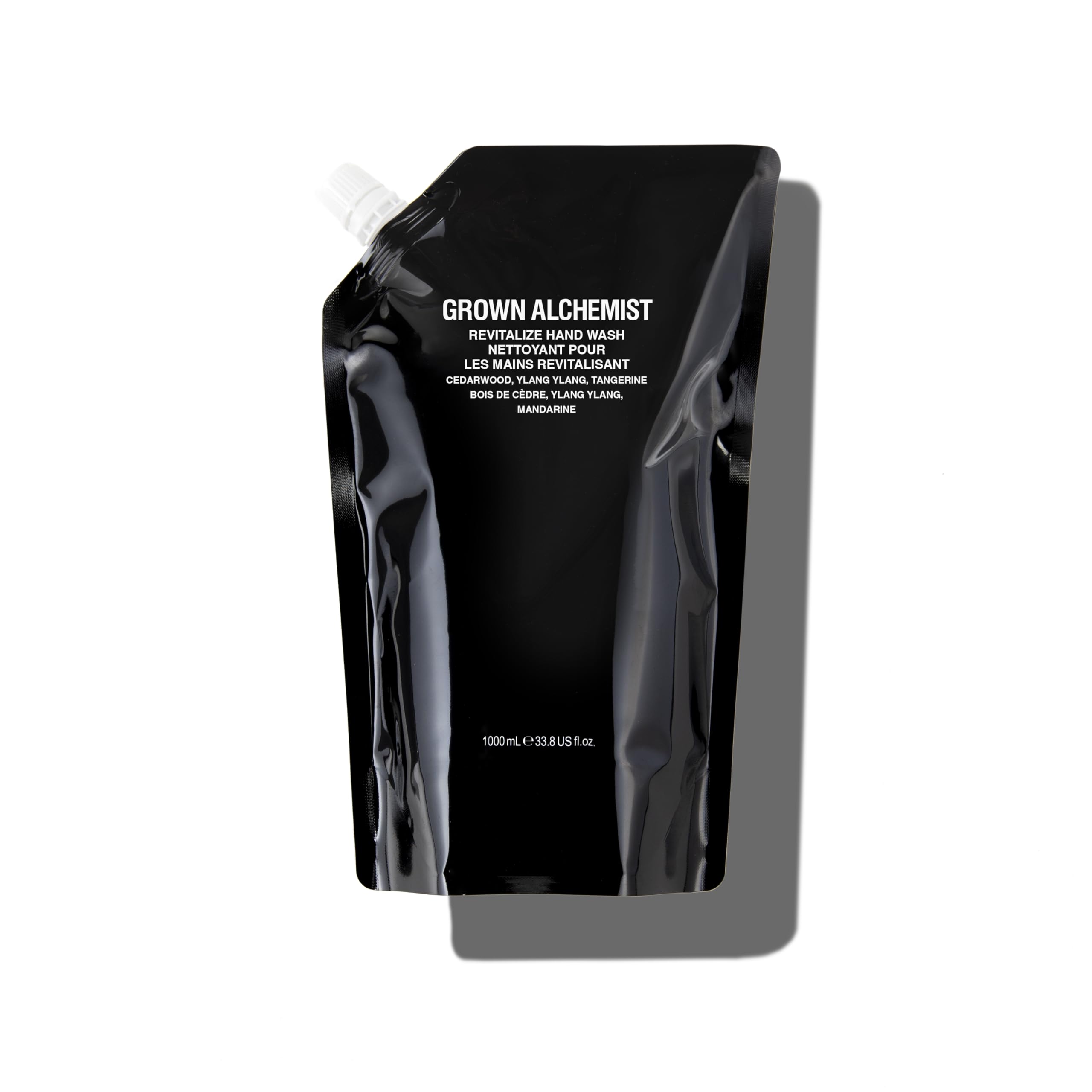 Photo 1 of Grown Alchemist Revitalize Hand Wash Refill Pouch. Cedarwood, Ylang Ylang, Tangerine. Gentle Hand Wash Hydrates & Cleanses Skin, (1L).