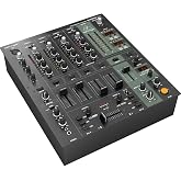 Behringer PRO MIXER DJX900USB Professional 5 Channel DJ Mixer with INFINIUM 'Contact-Free' VCA Crossfader, Advanced Digital Effects and USB/Audio Interface