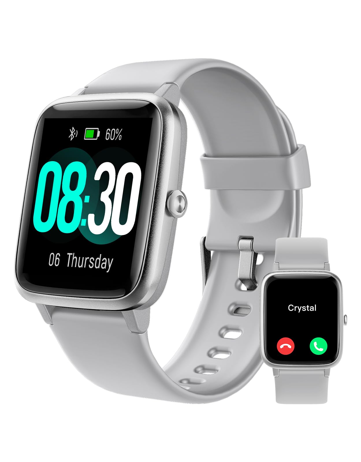 GRV Smart Watch Answer Dial Call,Smart Watches for Women Men with Heart Rate Monitor,Step Counter,Sleep Tracker,Sports Fitness Tracker Watch Call SMS Notification Smartwatch for Android iOS Phone