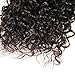 Curly Wave Virgin Hair Brazilian Human Hair Extensions Curly Weave Unprocessed Real Hair 8A Grade 3 Bundles Natural Black (12