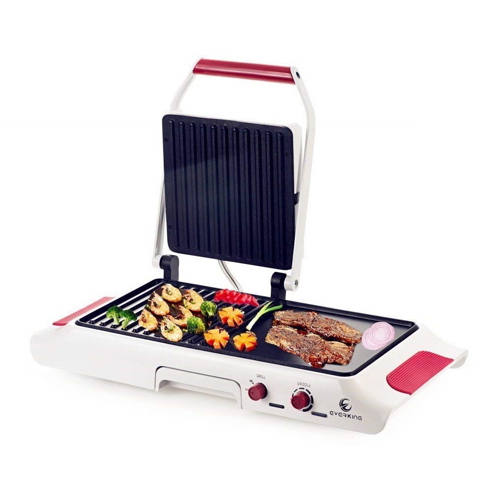 Buy E EVERKING 1600W Electric Grill Griddle, Adjustable Temperature