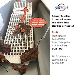 The Gutter Guard - Wedge Eliminates Downspout Pipe